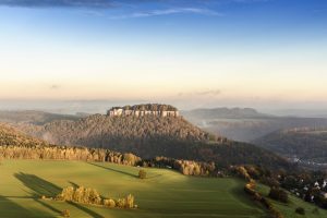 Sächsische Schweiz Tafelberg Schrammsteine Morgens Sonnenaufgang Aussicht Ausblick